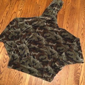 American Eagle Velvet Camo Hoodie